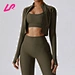 Elevate your activewear game with our cropped athletic jackets. Shop now for a range of sizes and colors to add the perfect blend of fashion and function to your wardrobe.